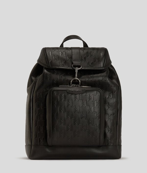 karl lagerfeld K/LOOM LEATHER BACKPACK