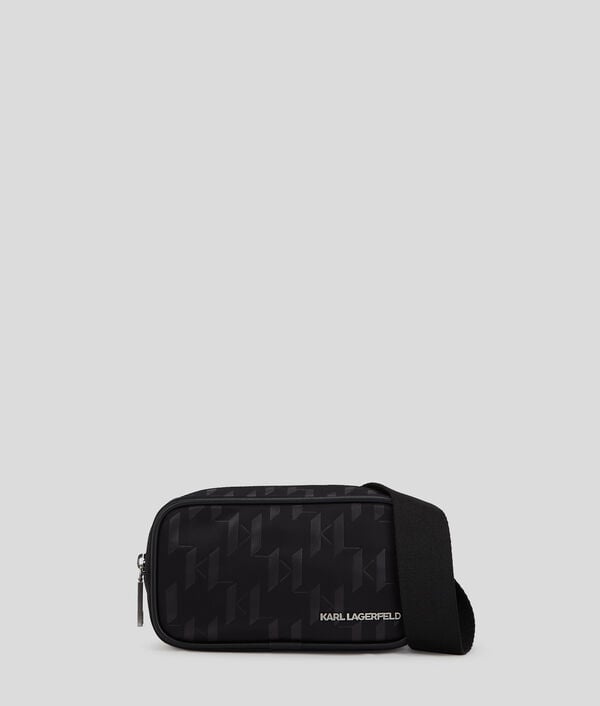 karl lagerfeld K/MONOGRAM CROSSBODY BAG