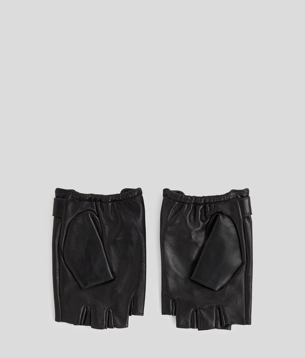 Karl Lagerfeld K/MONOGRAM FINGERLESS GLOVES