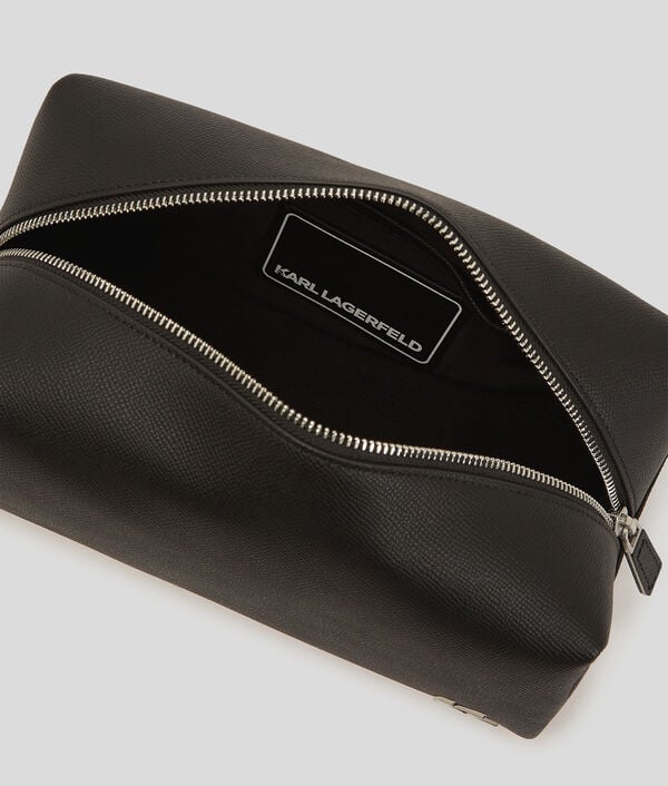 Karl Lagerfeld K/MONOGRAM LEATHER WASH BAG