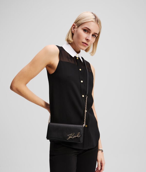 Karl Lagerfeld K/SIGNATURE CROSSBODY WALLET