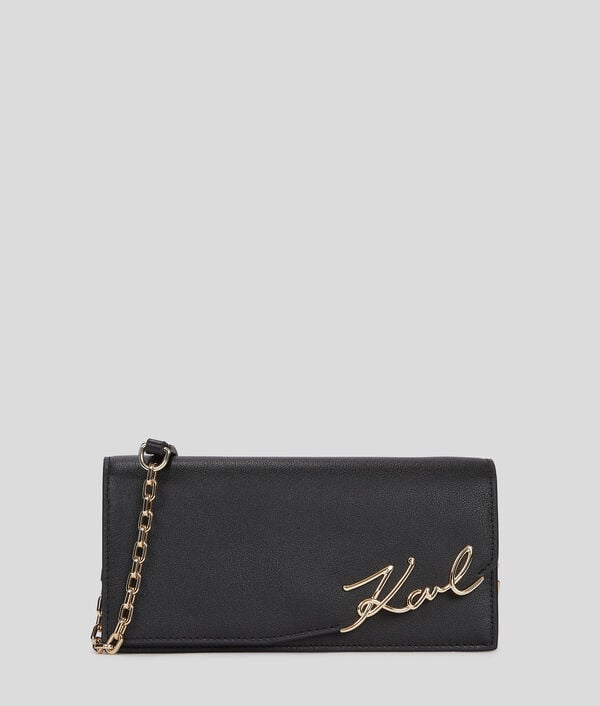 karl lagerfeld K/SIGNATURE CROSSBODY WALLET