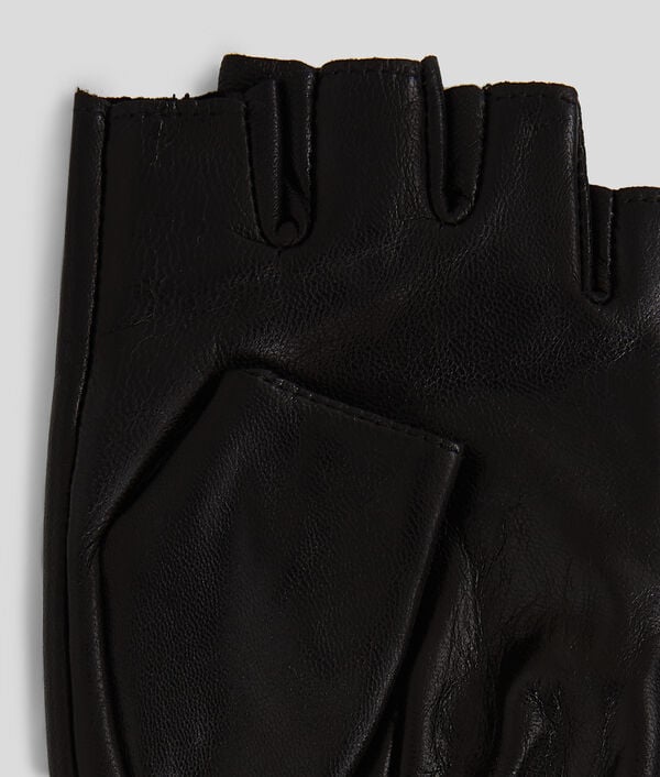 Karl Lagerfeld K/SIGNATURE FINGERLESS GLOVES