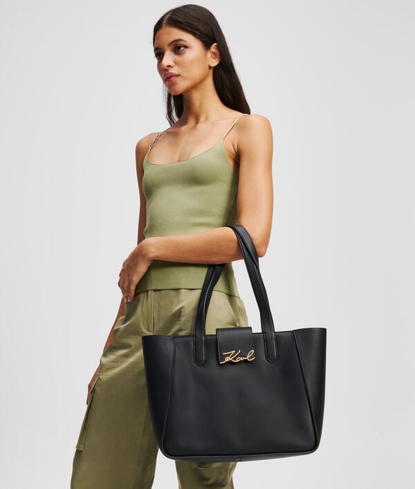 Karl Lagerfeld K/SIGNATURE MEDIUM TOTE BAG