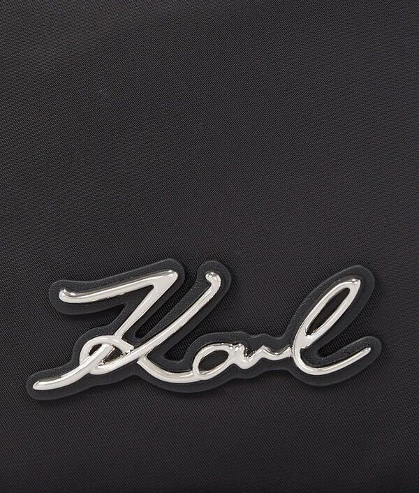 Karl Lagerfeld K/SIGNATURE NYLON CROSSBODY POUCH