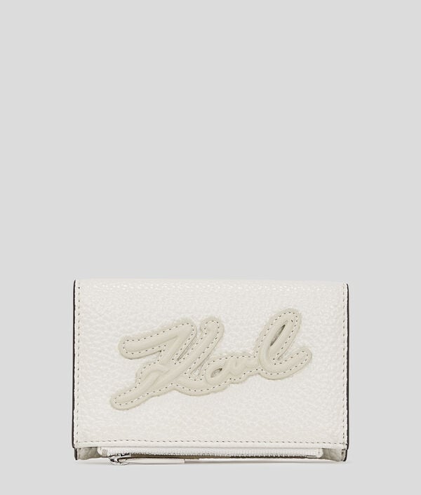 karl lagerfeld K/SKUARE GRAINY SMALL WALLET