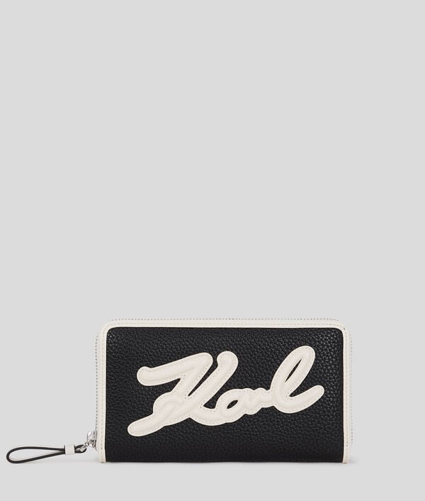 karl lagerfeld K/SKUARE GRAINY WALLET