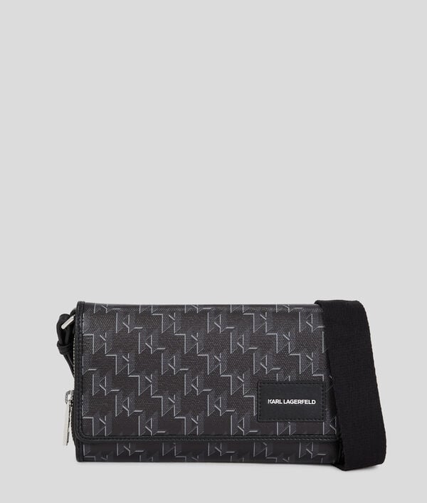 karl lagerfeld K/VOYAGE CROSSBODY WALLET