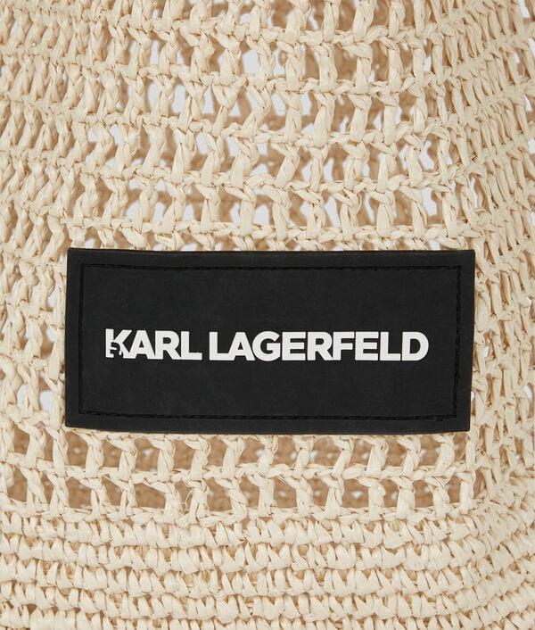 Karl Lagerfeld KARL LOGO CROCHET BEACH BAG