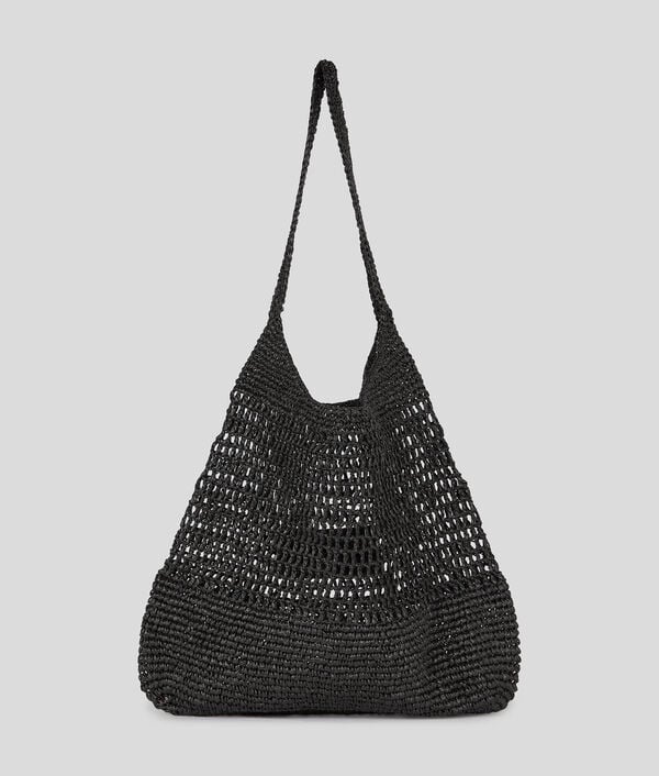 Karl Lagerfeld KARL LOGO CROCHET BEACH BAG