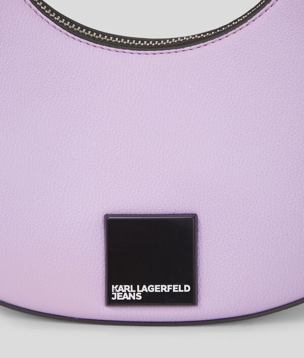 Karl Lagerfeld KLJ BOX LOGO HALF-MOON SHOULDER BAG