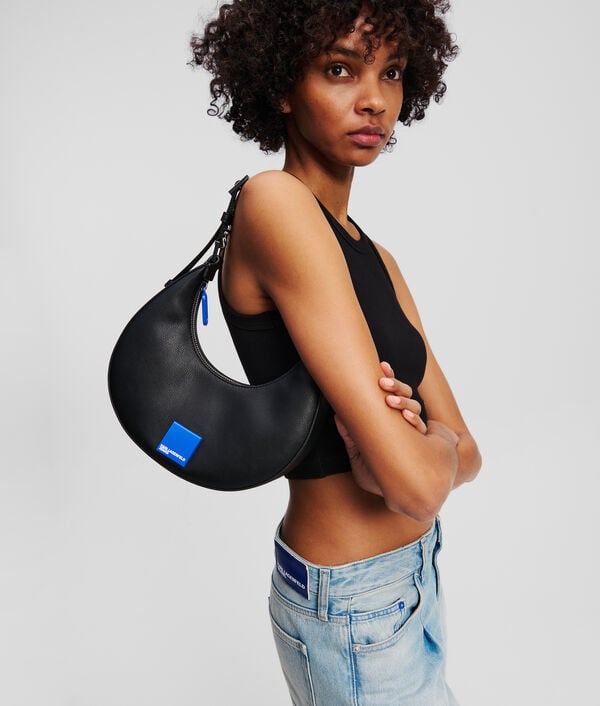 Karl Lagerfeld KLJ BOX LOGO HALF-MOON SHOULDER BAG