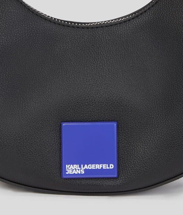 Karl Lagerfeld KLJ BOX LOGO HALF-MOON SHOULDER BAG