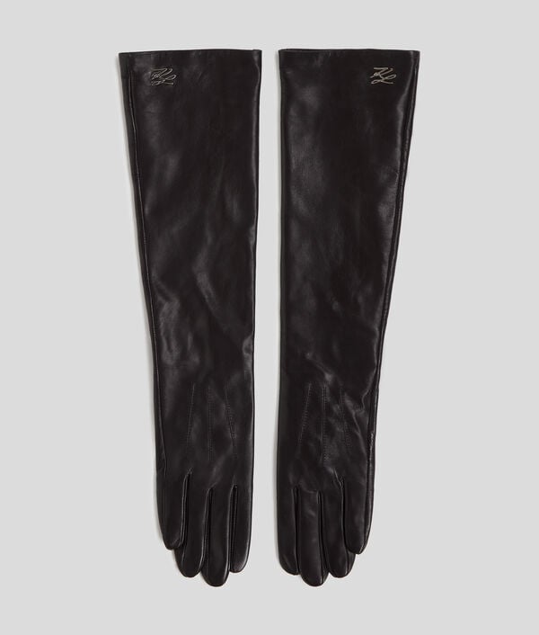 karl lagerfeld LONGS GANTS EN CUIR K/AUTOGRAPH
