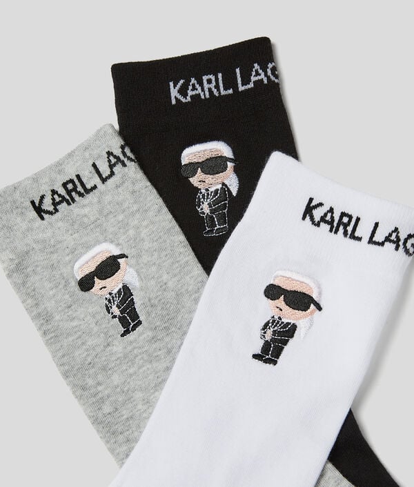Karl Lagerfeld Lot De 3 paires De Chaussettes IKON