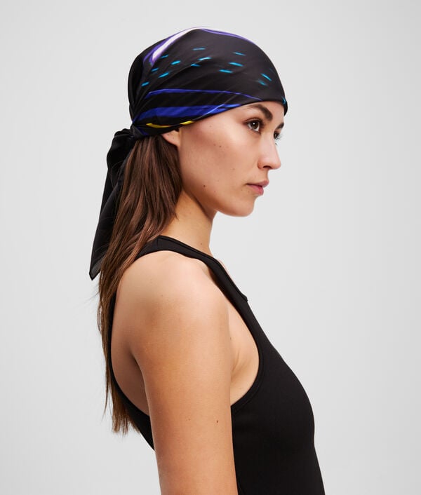 Karl Lagerfeld LOVE UNLOCKED BANDANA SCARF