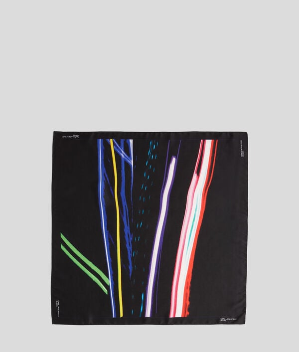 karl lagerfeld LOVE UNLOCKED BANDANA SCARF
