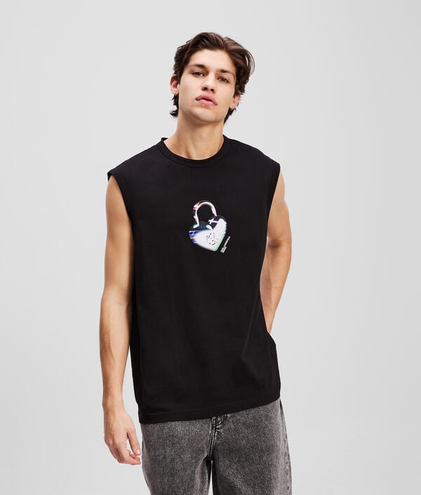karl lagerfeld LOVE UNLOCKED TANK TOP