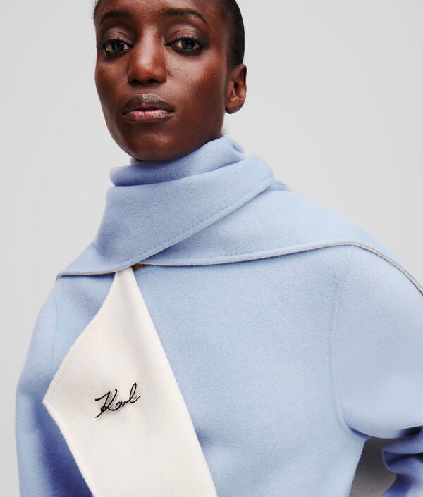 Karl Lagerfeld MANTEAU EN LAINE RÉVERSIBLE