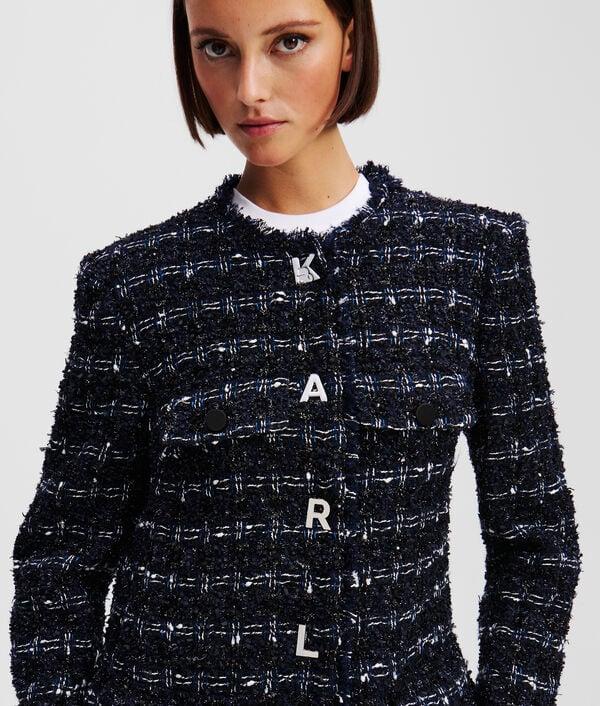 Karl Lagerfeld MANTEAU LONG EN BOUCLÉ