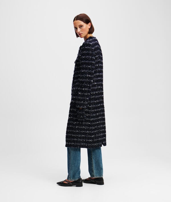 Karl Lagerfeld MANTEAU LONG EN BOUCLÉ