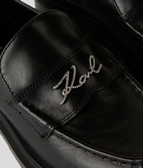Karl Lagerfeld MOCASSINS AVEC STRASS MACIE SIGNIA