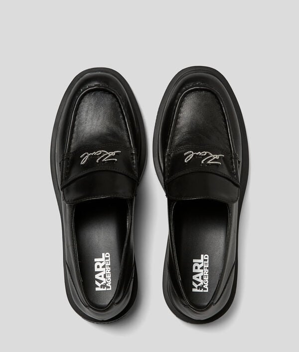 Karl Lagerfeld MOCASSINS AVEC STRASS MACIE SIGNIA
