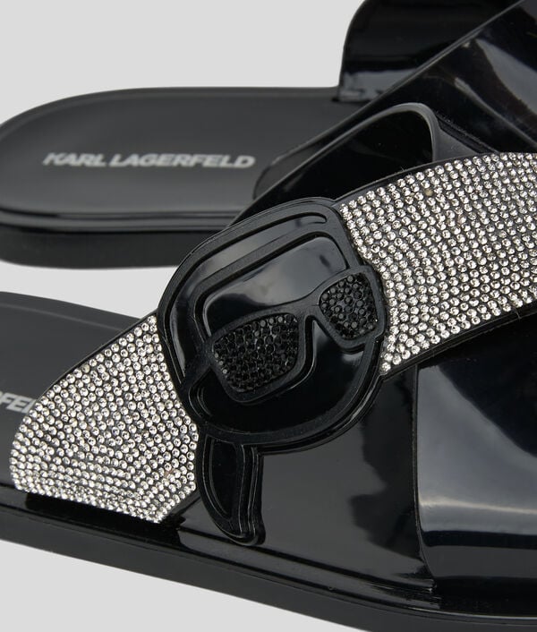 Karl Lagerfeld MULES STRASS IKON NFT JELLY