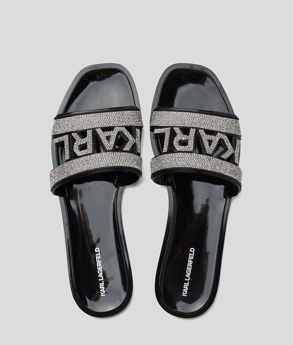 Karl Lagerfeld MULES STRASS JELLY