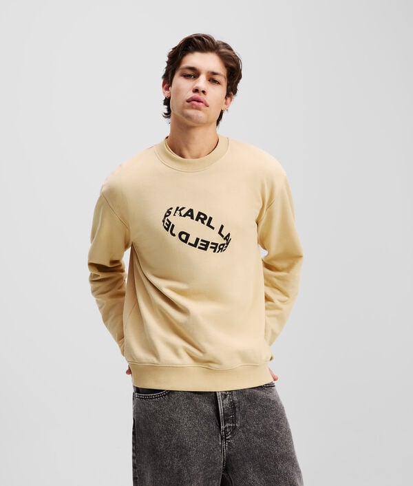 Karl Lagerfeld MULTI-RING LOGO SWEATSHIRT
