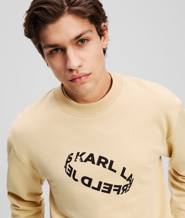 Karl Lagerfeld MULTI-RING LOGO SWEATSHIRT