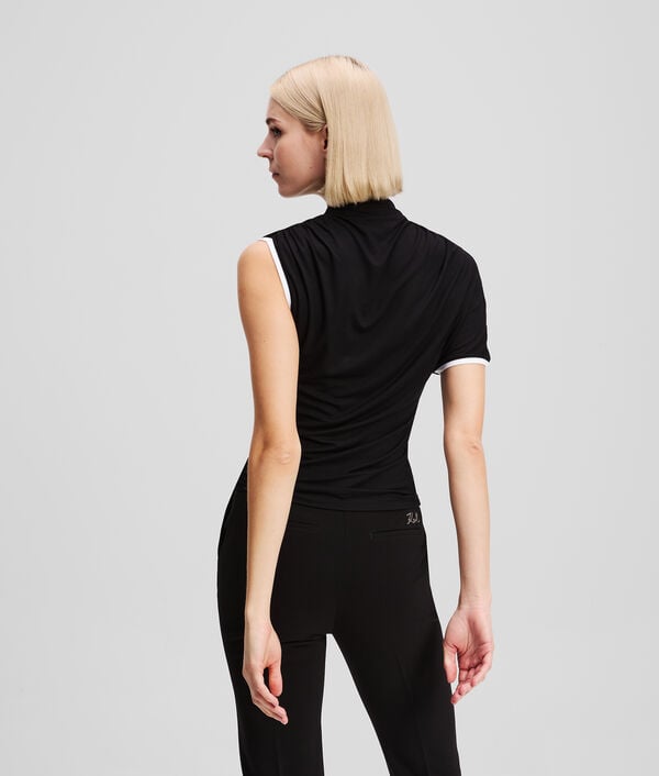 Karl Lagerfeld ONE-SLEEVE T-SHIRT