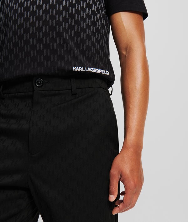 Karl Lagerfeld PANTALON AJUSTÉ KL MONOGRAM