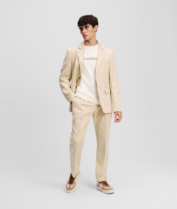 Karl Lagerfeld Pantalon De Costume En Lin