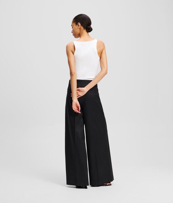Karl Lagerfeld PANTALON ÉVASÉ À DOUBLE PLI