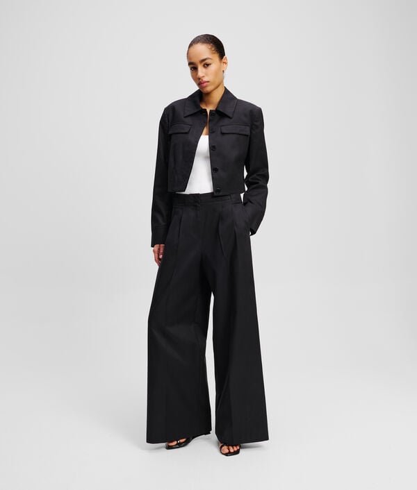 Karl Lagerfeld PANTALON ÉVASÉ À DOUBLE PLI
