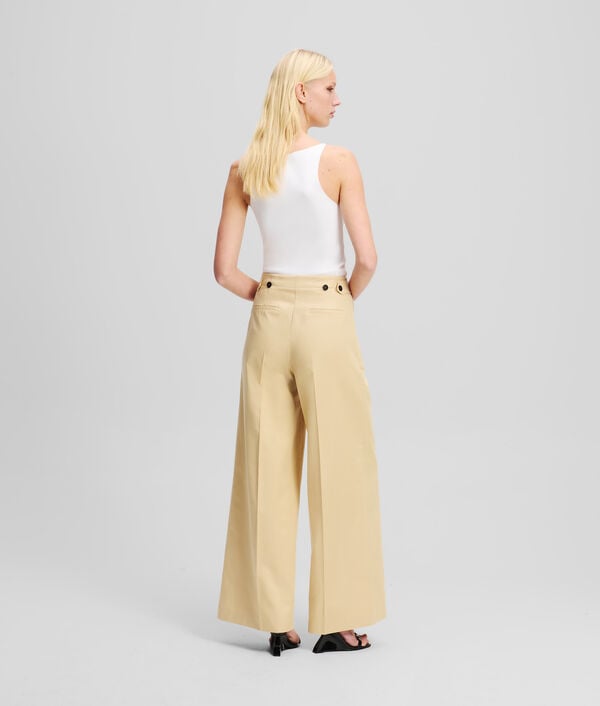 Karl Lagerfeld PANTALON ÉVASÉ À DOUBLE PLI