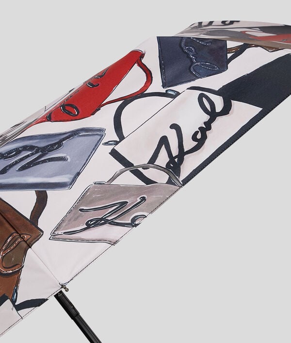 Karl Lagerfeld PARAPLUIE À MOTIF SACS K/SIGNATURE