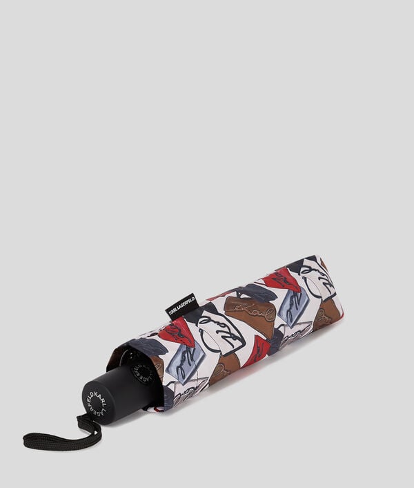 Karl Lagerfeld PARAPLUIE À MOTIF SACS K/SIGNATURE