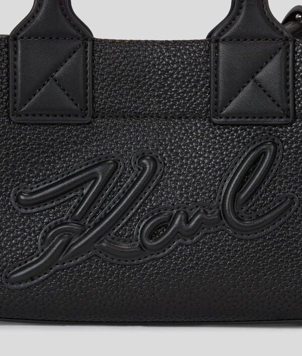 Karl Lagerfeld PETIT CABAS EN CUIR GRAINÉ K/SKUARE