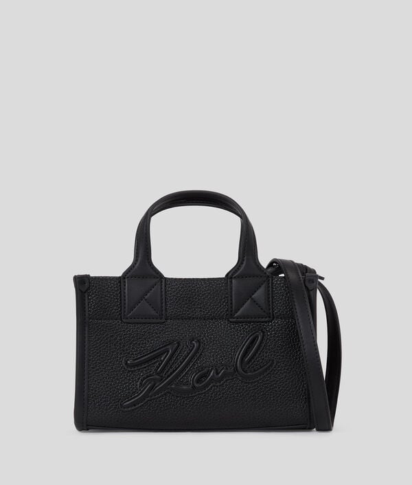 karl lagerfeld PETIT CABAS EN CUIR GRAINÉ K/SKUARE