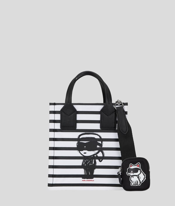karl lagerfeld PETIT SAC CABAS À RAYURES IKON