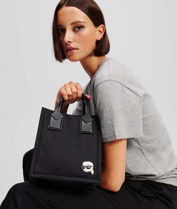Karl Lagerfeld PETIT SAC CABAS CARRÉ EN NYLON IKON