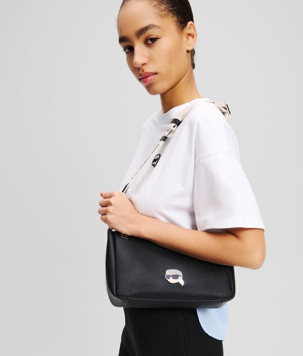 Karl Lagerfeld PETIT SAC PORTÉ ÉPAULE GRAINÉ IKON