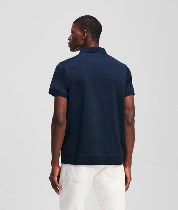 Karl Lagerfeld POLO À BOUTONS-PRESSION