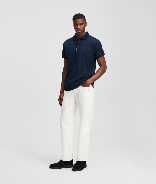 Karl Lagerfeld POLO À BOUTONS-PRESSION