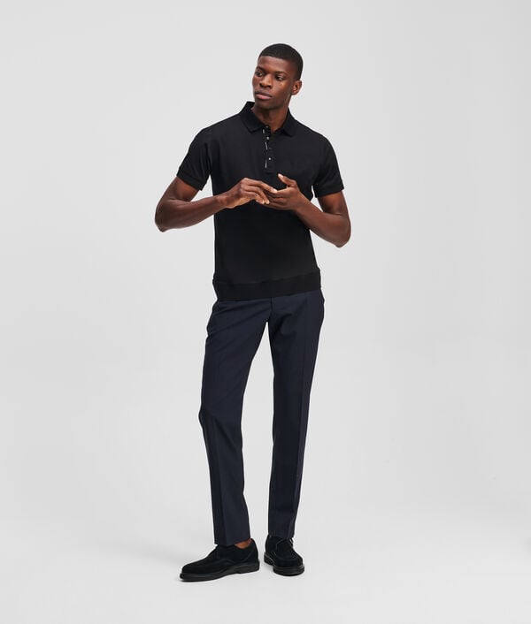 Karl Lagerfeld POLO À BOUTONS-PRESSION