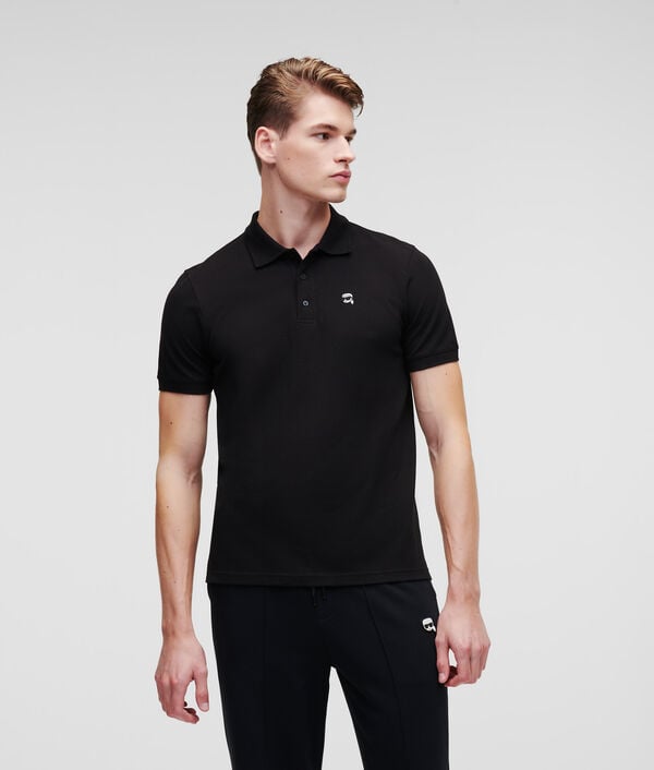 karl lagerfeld POLO À EMPIÈCEMENT IKON