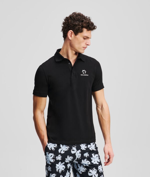 karl lagerfeld POLO À IMPRIMÉ FLORAL