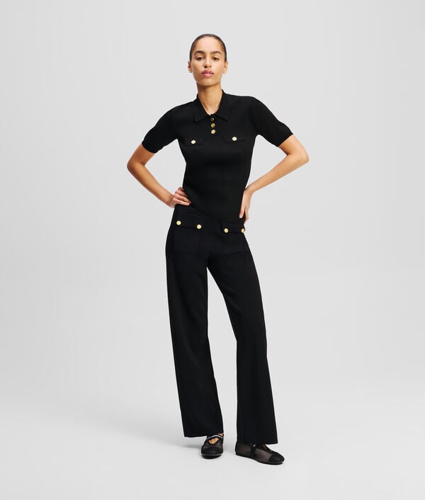 Karl Lagerfeld POLO AVEC BOUTONS